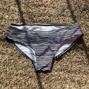 Striped bikini bottoms